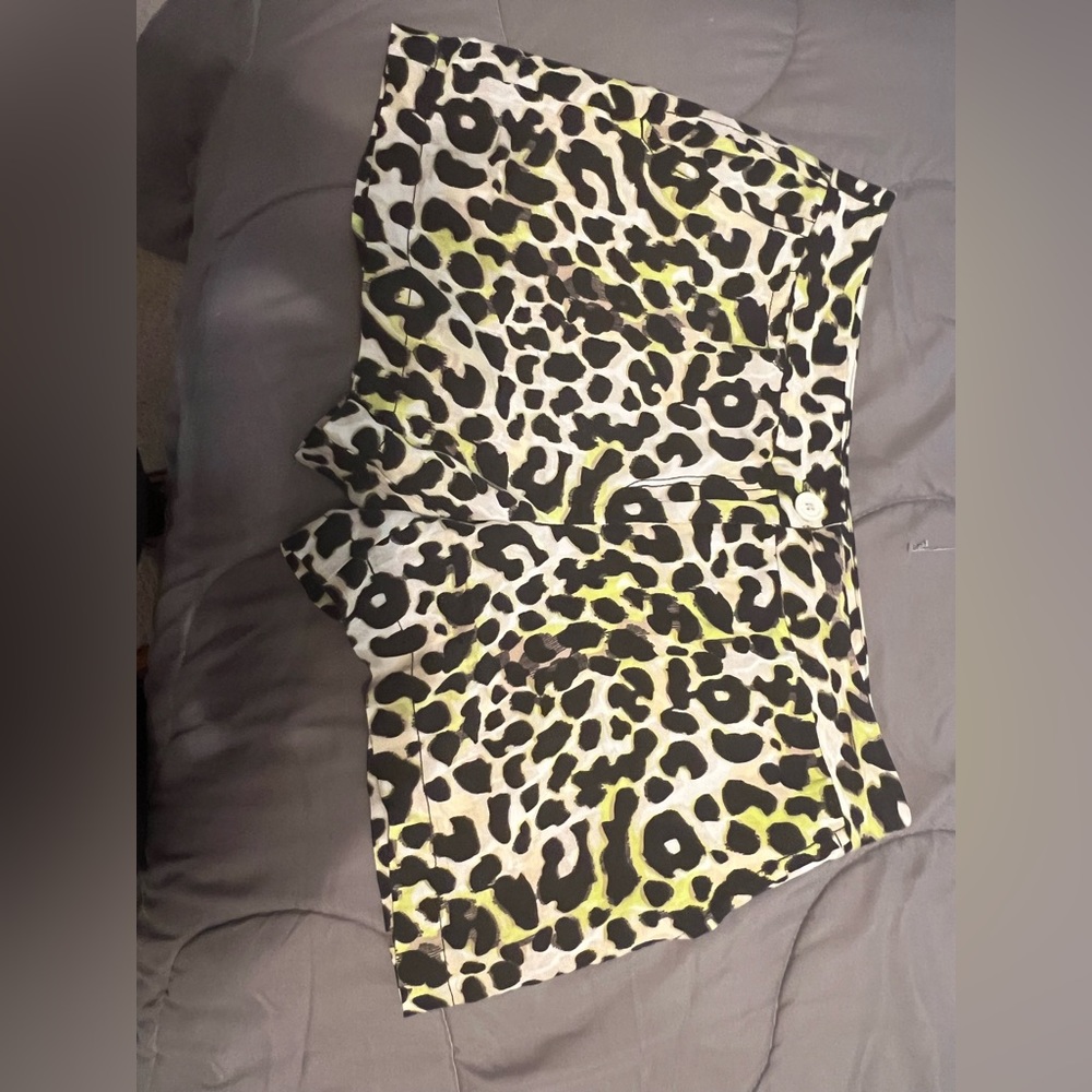 Cheetah print shorts